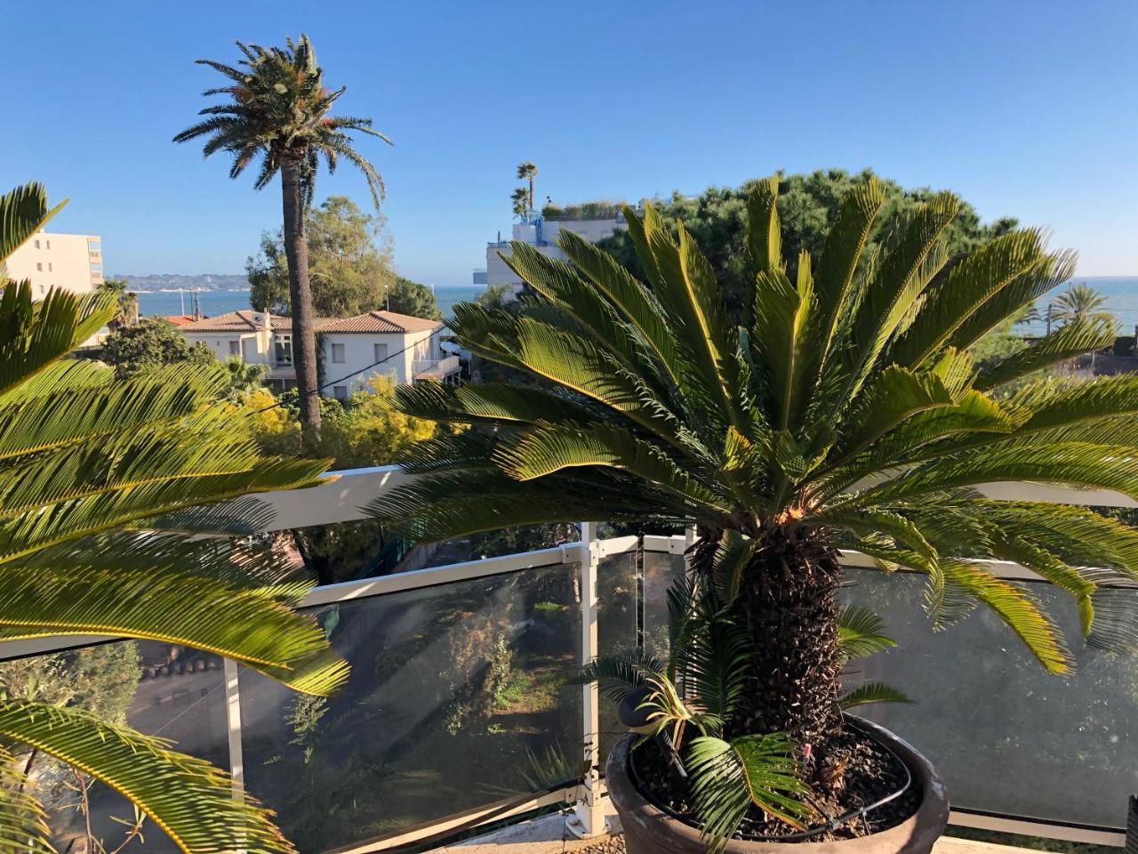 Gorgeous One-Bedroom Apartment With Terrace And Sea View -Stayinantibes- Bijou Plage 외부 사진